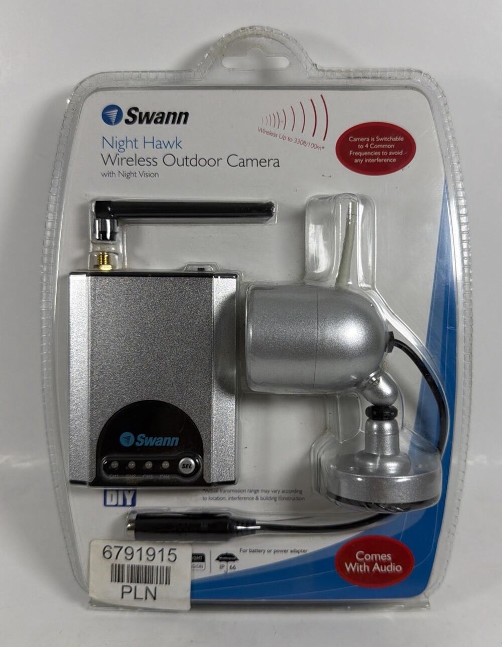 Swann Night Hawk Wireless Outdoor Camera & Receiver - New